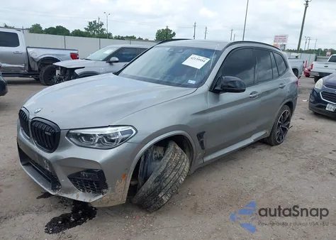 2020 BMW X3 M Competition from USA, damaged, VIN 5YMTS0C08L9B36986